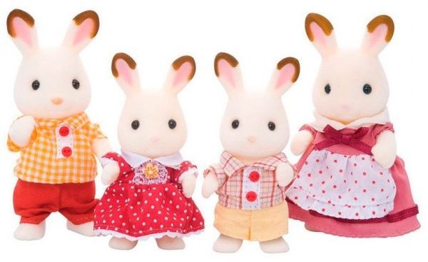 Ігровий набір Sylvanian Families Сімейство шоколадних кроликів 