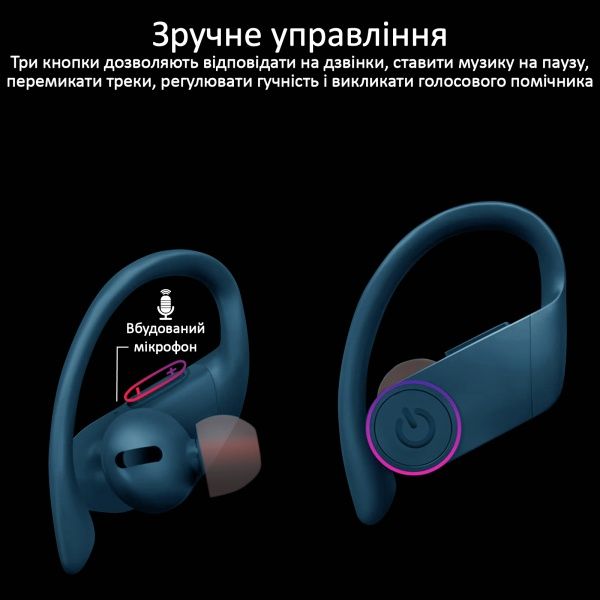 Навушники Promate Motive Bluetooth 5 blue (motive.blue) 