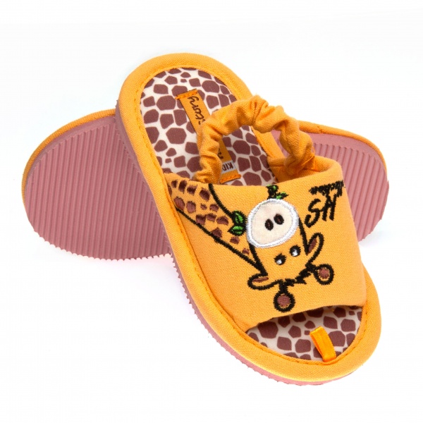 Тапочки детские для девочки Home Story р.26 желтый 210254-21 