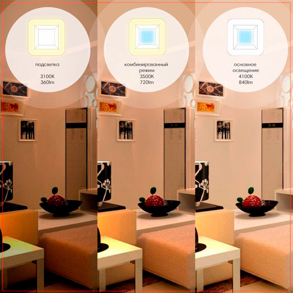 Светильник точечный Maxus 3-step 1-MAX-01-3-SDL-12-S 12 Вт 3000/3500/4100 К белый 