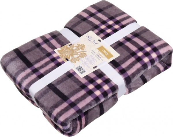 Плед Frannel Home story 160x200 см фіолетовий La Nuit 