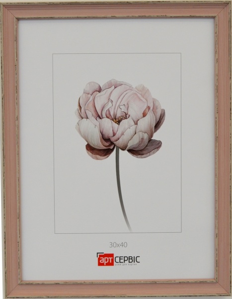 Рамка для фото Арт-Сервіс ЭА-01798 1 фото 30х40 см розовый 