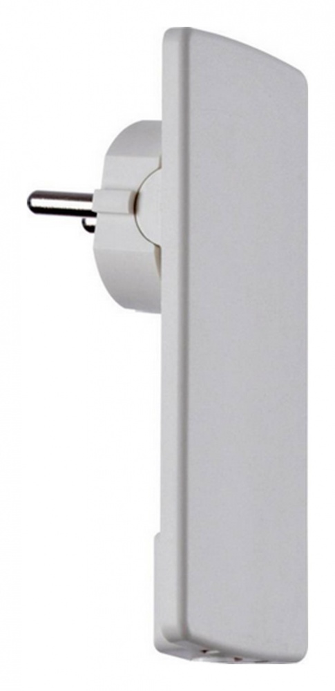 Вилка бытовая Neomax NX1030 с заземлением 16А белый