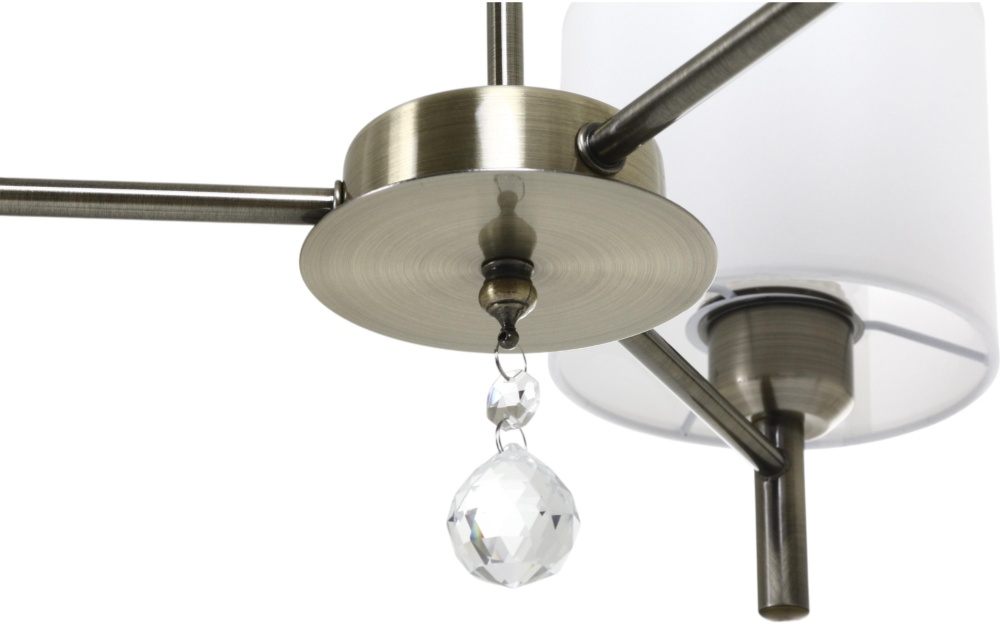 Люстра Sensio Gras 3x40 Вт E27 бронза LS-07236/3AW-E2740W