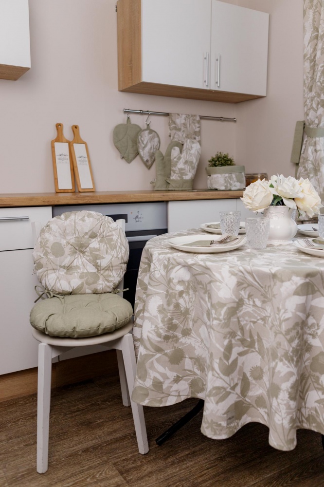 Подушка на стул Herbs Green d40 La Nuit