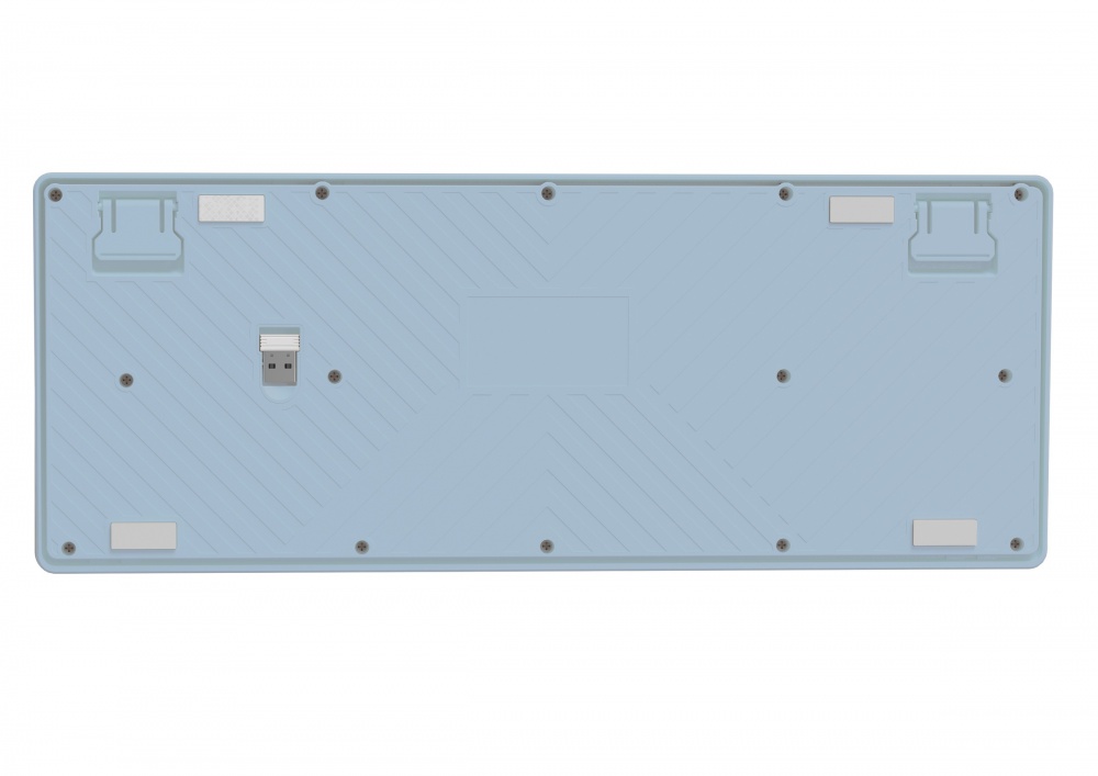 Клавіатура бездротова Maxxter (KBGW-3C01-UA) LED підсвічування white