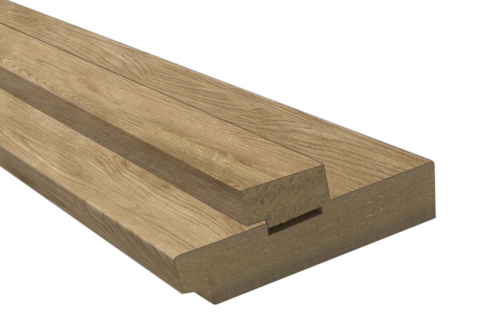 Дверная коробка ОМиС под добор 2070x80 мм дуб нэшвилл