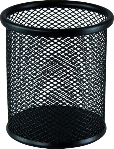 Підставка для ручок кругла 80х80х97 мм чорна Buromax