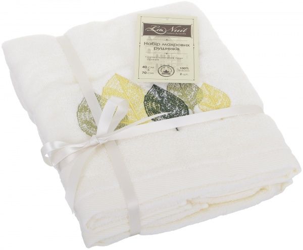 Набір рушників Green leaf 40x70 см молочний La Nuit 
