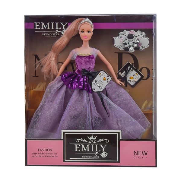 Кукла Shantou Emily QJ081/QJ081D с аксессуарами 2 вида в ассортименте