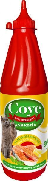 Соус к сухому корму O.L.KAR со вкусом лосося 900 мл