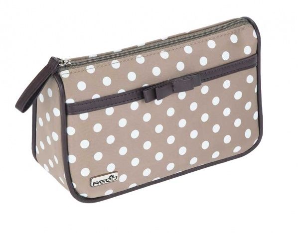 Косметичка REED Tiffany 7878 18x6.5x11 см коричневий із білим 