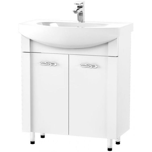 Тумба напольная Aqua Rodos Анита с умывальником Руна 70 см