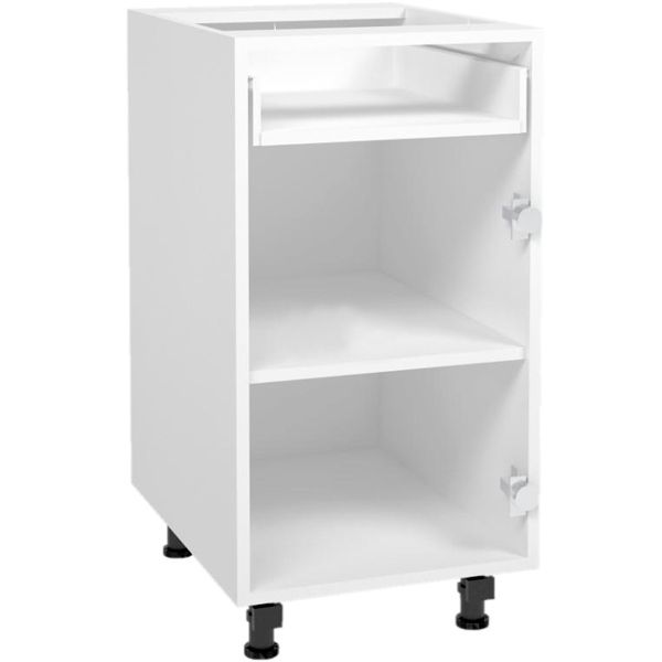 Тумба нижняя МС Прованс изумруд Ням 40/82/52 (1+1) с метабоксом прованс изумруд Грейд