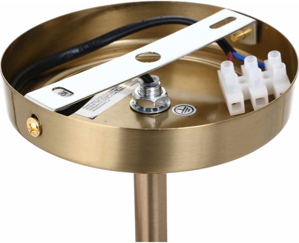 Люстра потолочная Sensio Andromeda 5x40 Вт E14 золото/черный ALG-74674/5