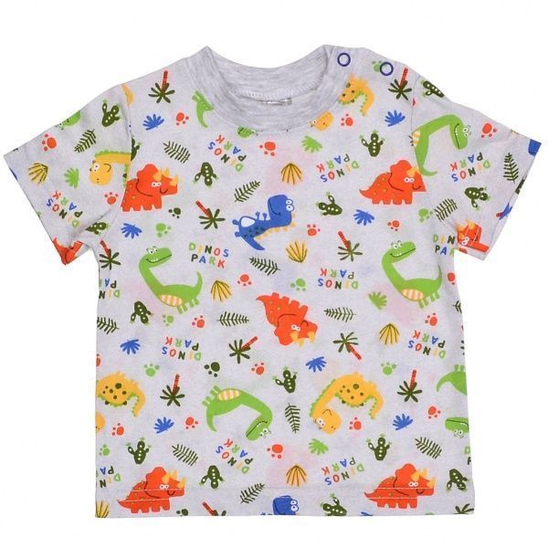 Футболка Татошка р.74 сірий 06501дино 