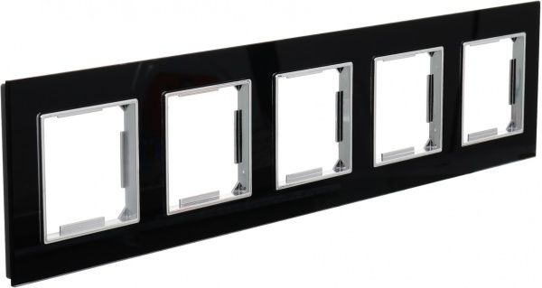 Рамка HausMark Alta 5 на горизонтальна чорний SNG-FRG,SQ20G5-BK
