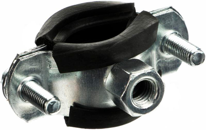 Хомут с резиновой прокладкой М8 25-30 мм 3/4