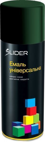 Эмаль аэрозольная RAL6005 SLIDER темно-зеленый глянец 400 мл