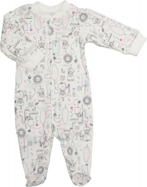 Боди Фламинго ясельный р.80 молочный 647-217 