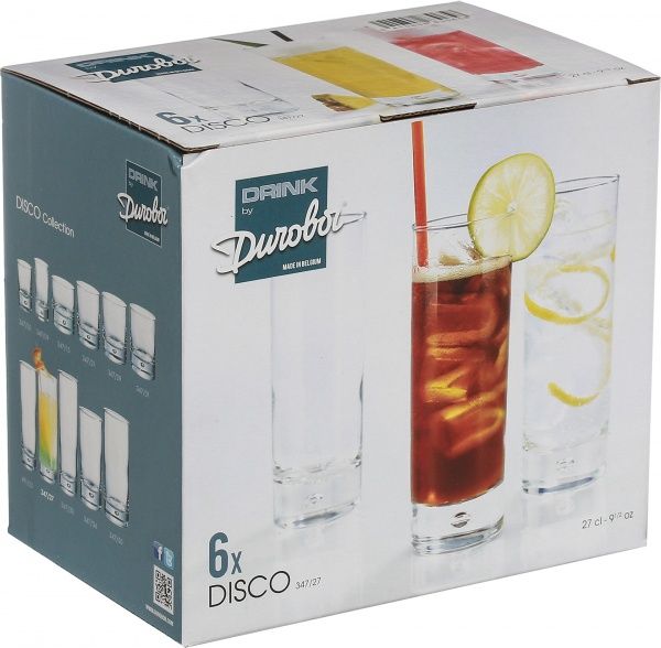 Набор бокалов для коктейлей Disco 270 мл 6 шт. Durobor