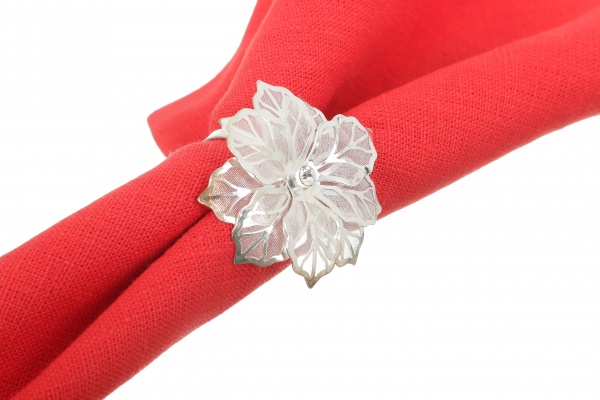 Набор колец для салфеток Flowers 15х11,5х5 см 6 шт