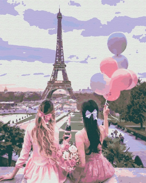 Картина за номерами Подружки 40x50 см Riviera Blanca 