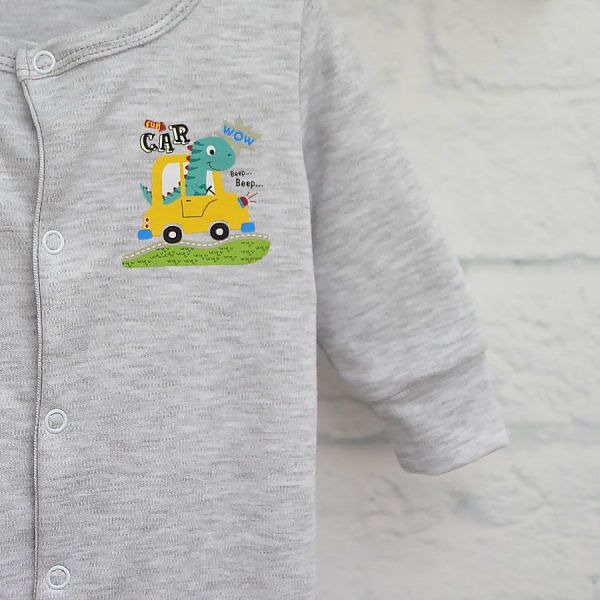 Человечек для мальчика Blanka Авто р.86 серый 110153 