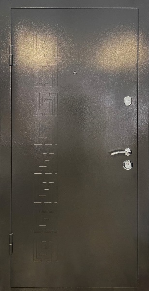 Двері вхідні Міністерство дверей КУ-Л3/262 бергамо антрацит 2050х860 мм ліві