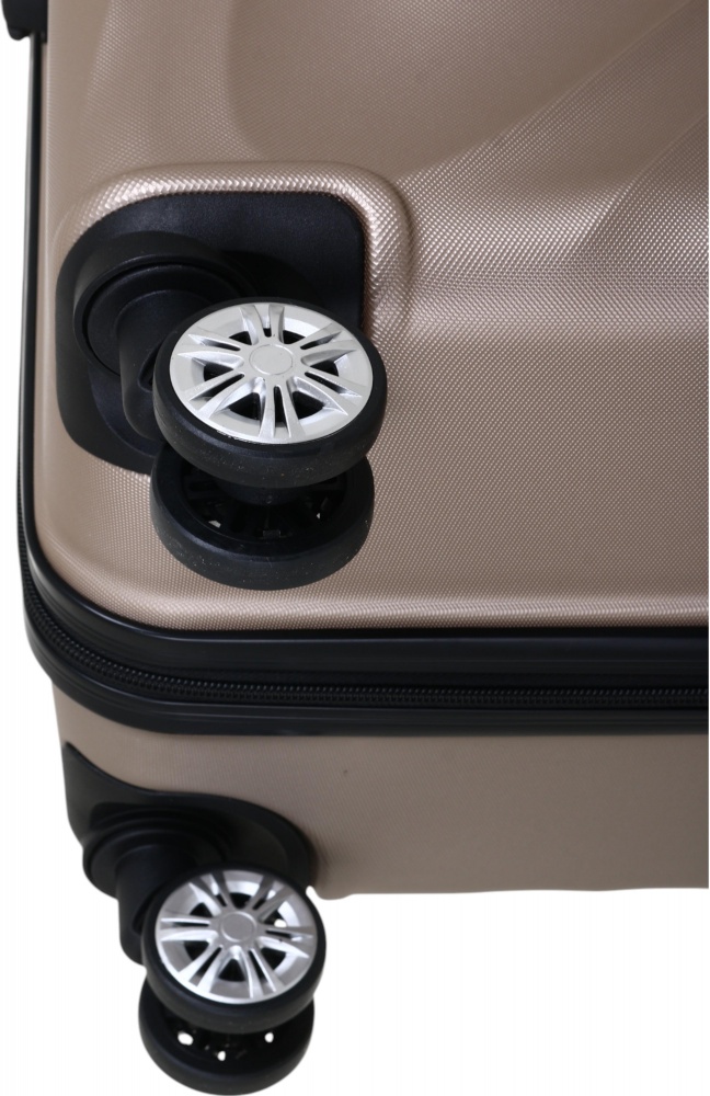 Чемодан Compass №LS080609 L 101 л капучино 70x50x29 см