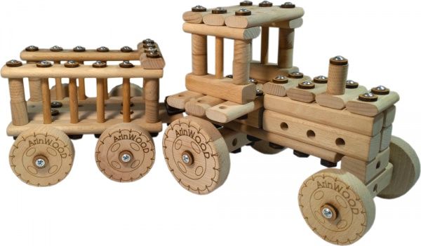 Конструктор деревянный ArinWOOD Трактор