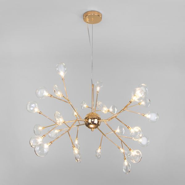 Люстра підвісна Strotskis Lamella 564 27x3 Вт G4 золото 