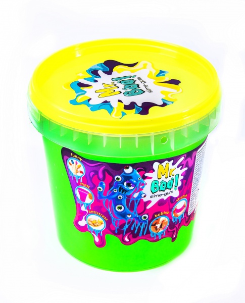 Лизун-антистресс Mr Boo Small Boo Neon в ведре 0,55 л 80048