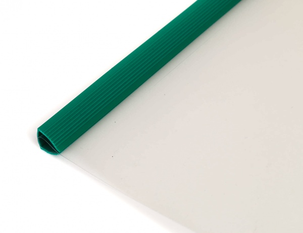 Папка с прижимом А4 пластиковая 65 листов зеленый UP! (Underprice)