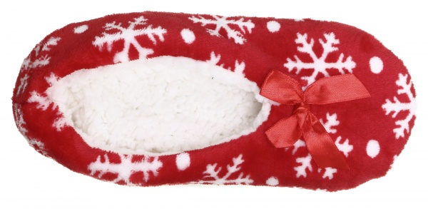 Взуття домашнє La Nuit сніжинки р.36/37 червоний 