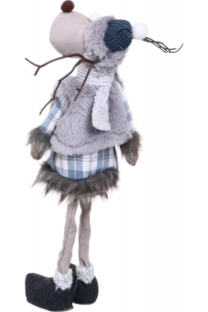 Декорація новорічна Лось що стоїть 15х47 см в асортименті YM83303YM83303-EK 47 см