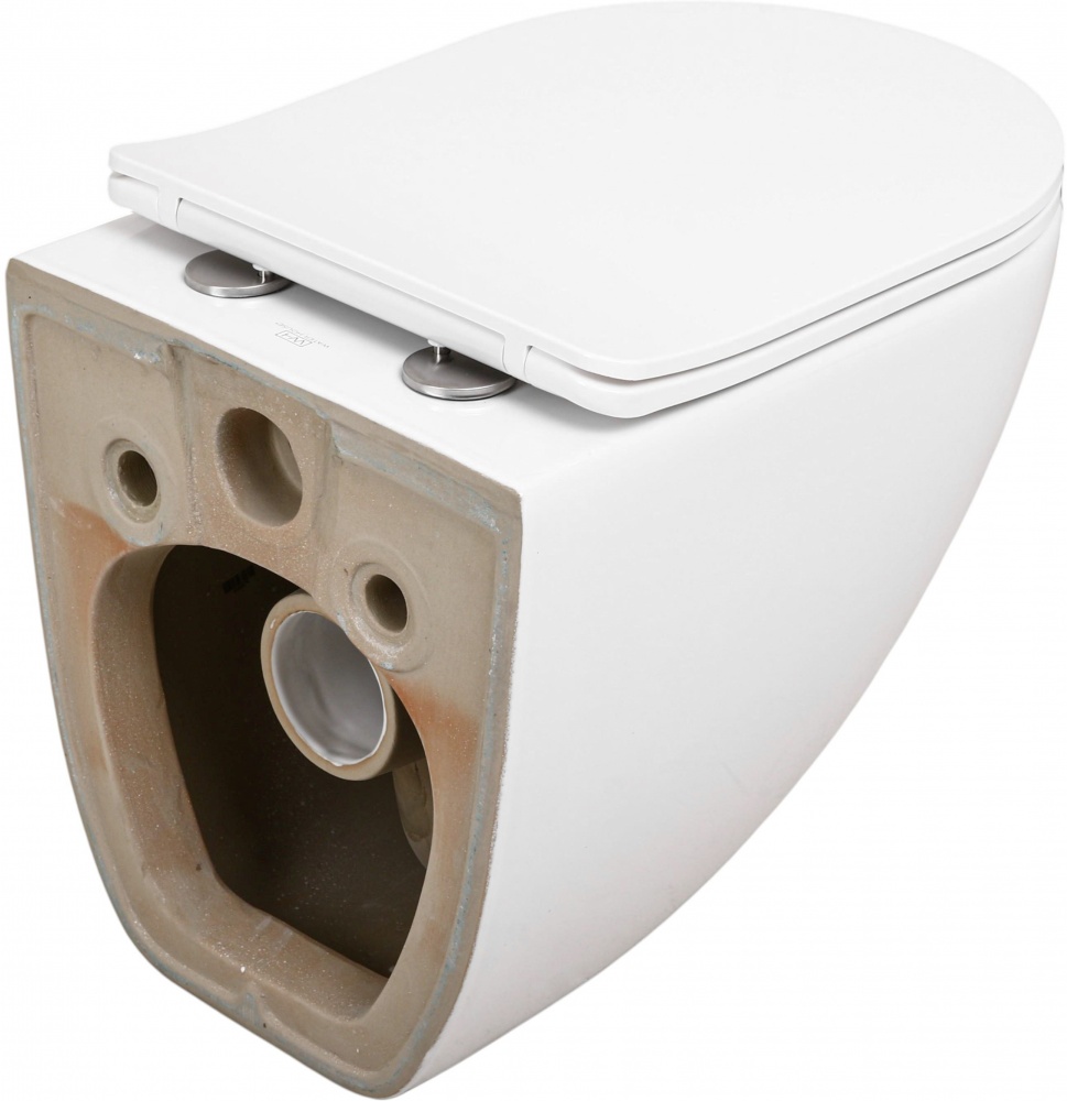 Унітаз підвісний Water House Urban Flow Base tornado із сидінням дюропласт soft-close