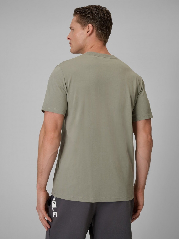 Футболка 4F TSHIRT M2667 4FWSS26TTSHM2667-43S р.S хаки