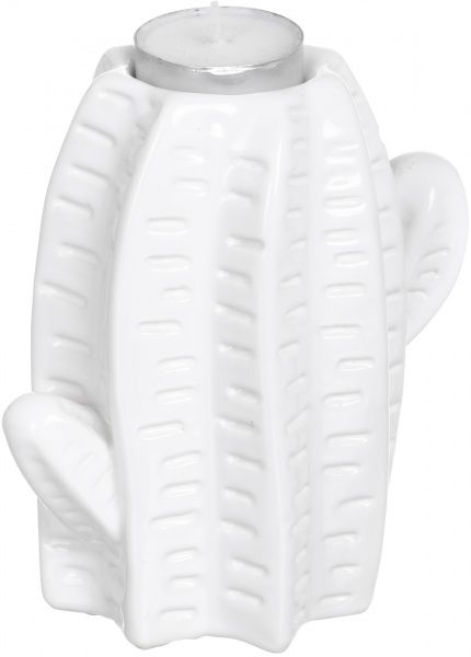 Свічник Кактус WW 2706-13,5 білий Eterna