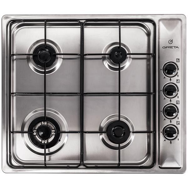 Варильна поверхня газова Greta СВ-4 нержавіюча сталь