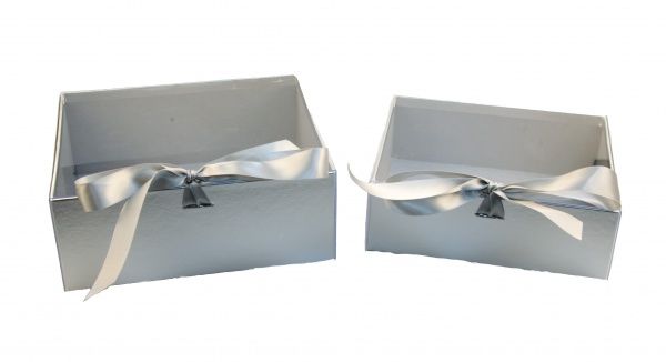 Коробка подарочная с прозрачной крышкой W796-2 24.5x19x10 см
