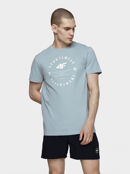 Футболка 4F H4L21-TSM030-34S р.XL светло-синий