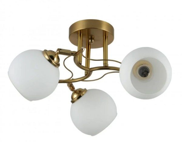 Люстра Miorro Vittoria 450x230 мм 3x40 Вт E27 медь 51-311-015