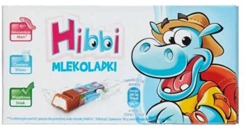 Шоколад Hibbi с молочной начинкой 100 г