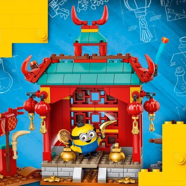 Конструктор LEGO Minions Миньоны: бойцы кунг-фу 75550