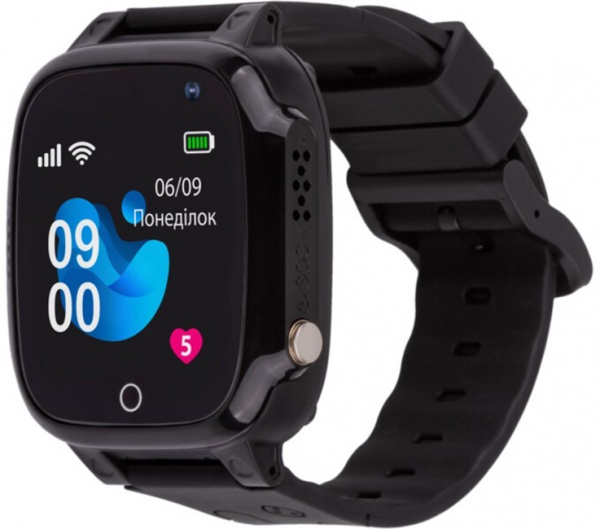 Смарт-часы детские AmiGo GO008 MILKY black