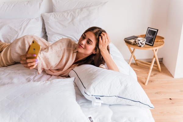 Подушка антиаллергенная 1164 Royal Pearl EcoSilk мягкая 50x70 см (2200001515505) MirSon