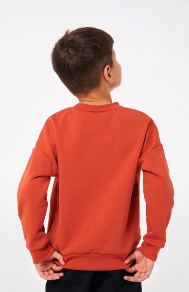 Толстовка для хлопчика Smil р.122 цегляний 116548 