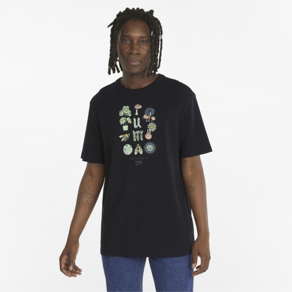 Футболка Puma Downtown Graphic Tee 53367301 р.M чорний
