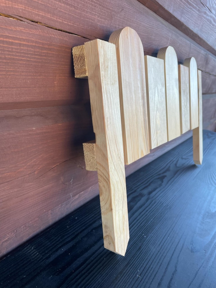 Декоративное ограждение для клумб Фигурный бордюр 540х350